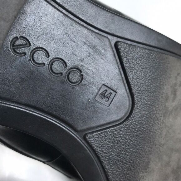 ECCO Windsor Extra Width Black Leather Comfort Dress Oxfords US 9.5 / 10 EU 44 main image 6